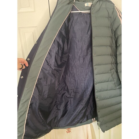 Boden Down Puffer Jacket In Green Women Size 18 - Picture 6 of 11